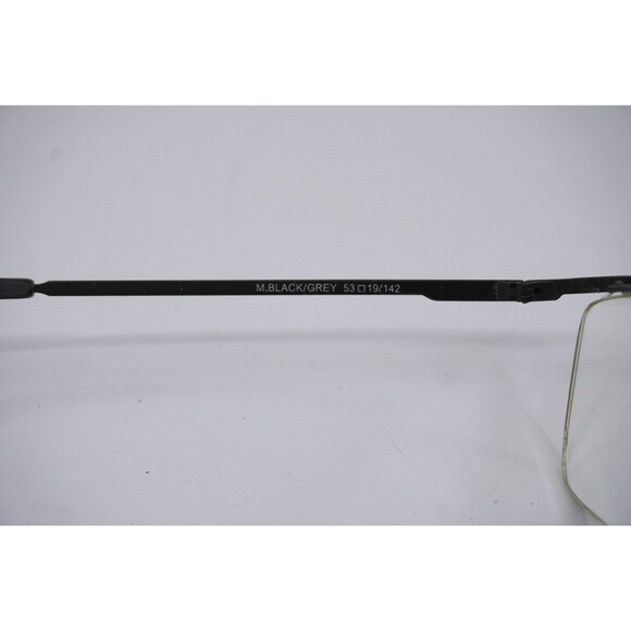 Plume Paris Saverne Eyeglasses Frames Metal Black Grey Rimless 53-19-142 main image 5